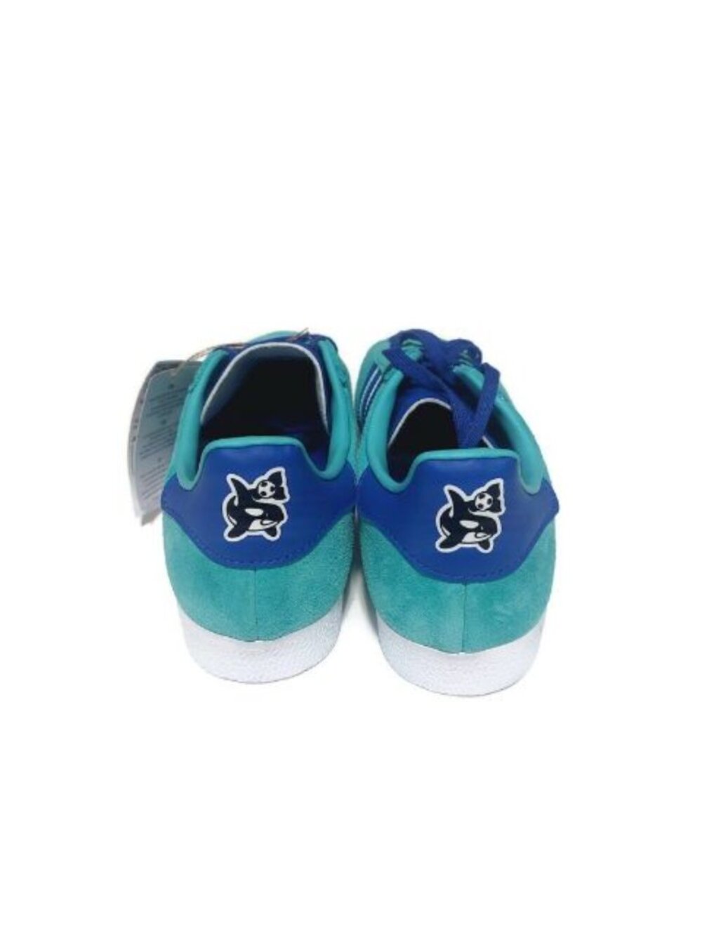 Adidas Gazelle Seattle Sounders Sneakers Mens 7.5 Womens 8.5 Shoes Orca Mint New - Picture 7 of 10